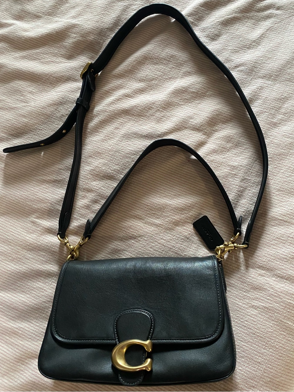 Coach Soft Tabby Black C4823